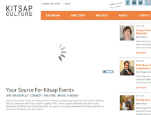 Tablet Screenshot of kitsapculture.com